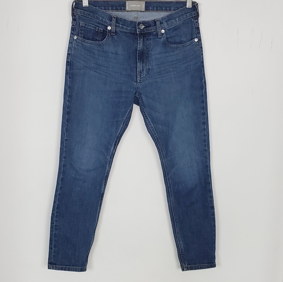 Everlane Denim - Everlane High Rise Straight Jean Ankle Size 29